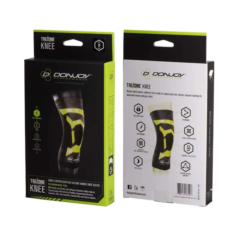 DonJoy Performance TriZone Knee Support Left 3 DonJoy Performance TriZone Knee Support Left