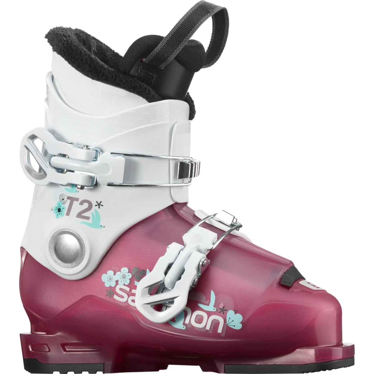 Salomon T2 RT Girly Ski Boots Kids Girls 3 Salomon T2 RT Girly Ski Boots Kids Girls