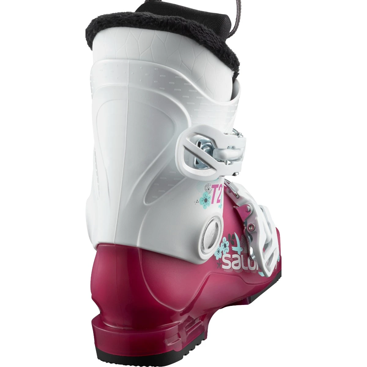 Salomon T2 RT Girly Ski Boots Kids Girls 4 Salomon T2 RT Girly Ski Boots Kids Girls - Image 2