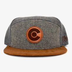 Aksels CO Leather C Camper Snapback Hat